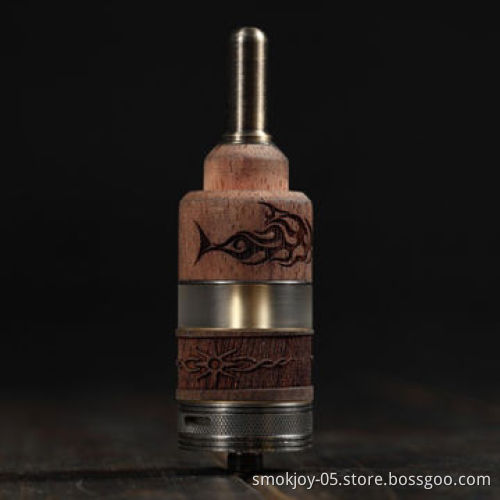 Smokjoy newest arrival n fire La3 wooden atomizer in stock fast shipping